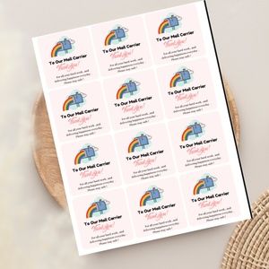 5/$20 Mail Man appreciation stickers